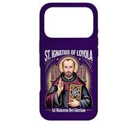 Carcasa para iPhone 17 Pro San Ignacio Loyola Ad Maiorem Dei Gloriam Jesuita católico