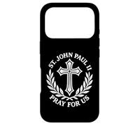Carcasa para iPhone 17 Pro San Juan Pablo II Ruega por Nosotros Devoción Católica