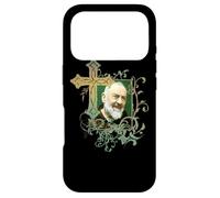Carcasa para iPhone 17 Pro San Padre Pío Cruz de oración Católicos Santos Santos Vintage