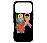 Carcasa para iPhone 17 Pro Santa Agatha Cáncer de Mama Cinta Patrona Santa Enfermeras Católica