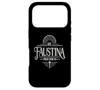 Carcasa para iPhone 17 Pro Santa Faustina Reza por Nosotros Inspirador Católico