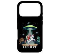 Carcasa para iPhone 17 Pro Santa Riding Unicorn Bigfoot Dino UFO Christmas Kids Boys