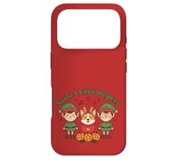 Carcasa para iPhone 17 Pro Santa's Little Helpers Christmas Elves Corgi Dog Holiday