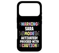 Carcasa para iPhone 17 Pro Sara Personalized Name Funny Cute Custom Sara Name