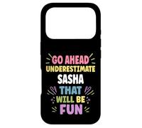 Carcasa para iPhone 17 Pro Sasha Personalized Women's Gift Custom Sasha
