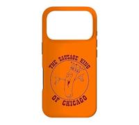 Carcasa para iPhone 17 Pro Sausage King Chicago Foodie - Ventilador de pie para Perros Calientes