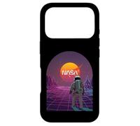 Carcasa para iPhone 17 Pro Science Space NASA Astronauta Synthwave Retro 80s Nerd Geek