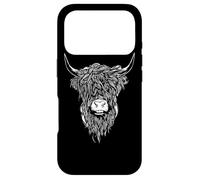 Carcasa para iPhone 17 Pro Scottish Highland Cattle Cow Bull Head Breeder