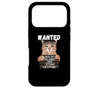 Carcasa para iPhone 17 Pro Se Busca a Kitty. Bad for Bad Cattitude, Amante de los Gatos San Valentín