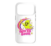 Carcasa para iPhone 17 Pro See Ya Soon Moon Cute Spooky Halloween Stars Kawaii