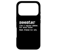 Carcasa para iPhone 17 Pro Seester Definition Funny Sister Big Sister Best Friend Sis