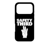Carcasa para iPhone 17 Pro Seguridad Tercer Dedo perdido Divertido Seguridad Tercero