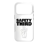 Carcasa para iPhone 17 Pro Seguridad Tercer Dedo perdido Divertido Seguridad Tercero