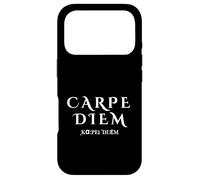 Carcasa para iPhone 17 Pro Seize Day Carpe Inspiration Diem Latin Inspirational