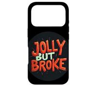 Carcasa para iPhone 17 Pro Sello Divertido Jolly but Broke