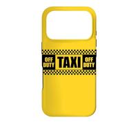 Carcasa para iPhone 17 Pro Señal de Taxi de Taxi Amarillo para Disfraz de Taxi