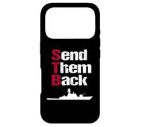 Carcasa para iPhone 17 Pro Send Them Back British Patriot Political Reform UK Satire