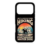 Carcasa para iPhone 17 Pro Senderismo con mi Perro de Agua portugués | Retro