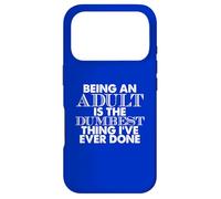 Carcasa para iPhone 17 Pro Ser una Cita de Humor para Adultos más tonta