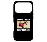 Carcasa para iPhone 17 Pro Serve Play Alabanza para Músicos Cristianos Adorar Bateristas