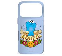 Carcasa para iPhone 17 Pro Sesame Street Cookie Monster Cookie - Tatuaje de Galletas