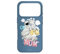 Carcasa para iPhone 17 Pro Sesame Street Cookie Monster Om Nom Nom Nom