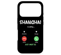 Carcasa para iPhone 17 Pro Shanghai está Llamando y Debo IR a China Viajando