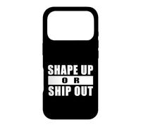Carcasa para iPhone 17 Pro Shape UP OR Ship out Entrenamiento Gimnasio Motivación