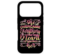 Carcasa para iPhone 17 Pro She Overcame Everything Meant to Destroy Her