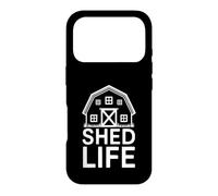 Carcasa para iPhone 17 Pro Shed Life For Cabins Builders Tiny Houses Handyman