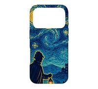 Carcasa para iPhone 17 Pro Sherlock Holmes Noche Estrellada Detective Vintage