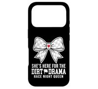 Carcasa para iPhone 17 Pro She's Here For The Dirt Drama Race Night Queen