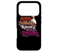 Carcasa para iPhone 17 Pro Shhh Nadie Sabe Que Soy Un Orgullo Lésbico Saliendo Divertido