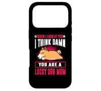 Carcasa para iPhone 17 Pro Shiba Inu You Are A Lucky Dog Mom Funny Puppy Dogs Lovers