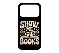 Carcasa para iPhone 17 Pro Show Me Your Books Ratón de Bbiblioteca Lectura de Libros