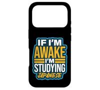 Carcasa para iPhone 17 Pro Si Estoy Despierto, Estoy estudiando Kanji japonés