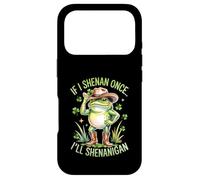 Carcasa para iPhone 17 Pro Si Hago Shenan una Vez, haré travesuras con Humor de Ranas del Día de San Patricio
