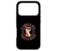 Carcasa para iPhone 17 Pro Si Hay un testamento, Hay una comadreja Divertida dueños de Mascotas