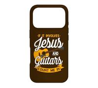 Carcasa para iPhone 17 Pro Si Involucra a Jesús y Guitarras cuéntame en Cristiano Divertido