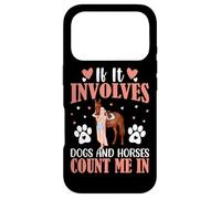 Carcasa para iPhone 17 Pro Si Involucra Perros y Caballos Cuenta Conmigo