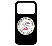 Carcasa para iPhone 17 Pro Sí, Juego a los Bolos como una niña, Intento Mantener el Ritmo del Chiste de Bolos Femenino