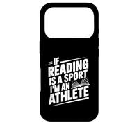 Carcasa para iPhone 17 Pro Si Leer es un Deporte, Soy un Atleta, Cita Divertida