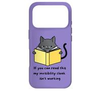 Carcasa para iPhone 17 Pro Si Puedes Leer Esto, mi Capa de Invisibilidad no Funciona