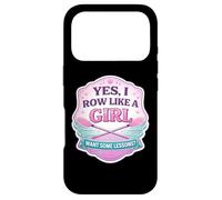 Carcasa para iPhone 17 Pro Sí, Remo como una Chica Quiero Algunas lecciones Equipo de Remo Divertido