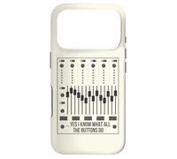 Carcasa para iPhone 17 Pro Sí, sé lo Que Hacen Todos los Botones Audio Engineer Mixer Boar