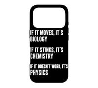 Carcasa para iPhone 17 Pro Si se Mueve es biología si apesta es química física