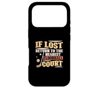 Carcasa para iPhone 17 Pro Si se Pierde, regrese a los fanáticos de Floorball Court más cercanos