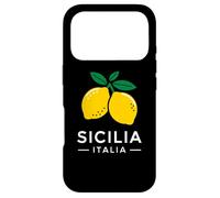 Carcasa para iPhone 17 Pro Sicilia Italia Limones Mediterráneo Italiano Viajes Diseño