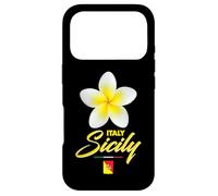 Carcasa para iPhone 17 Pro Sicily Italy Tropical Flower Yellow Frangipani Aesthetic Art