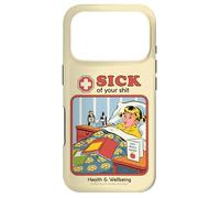 Carcasa para iPhone 17 Pro Sick of Your Shit Sarcastic Retro Vintage Funny Adult Humor